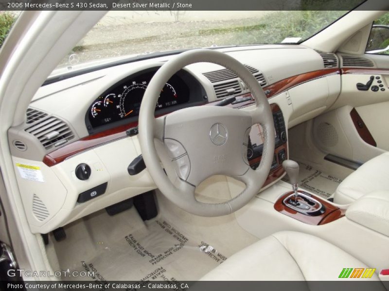 Desert Silver Metallic / Stone 2006 Mercedes-Benz S 430 Sedan