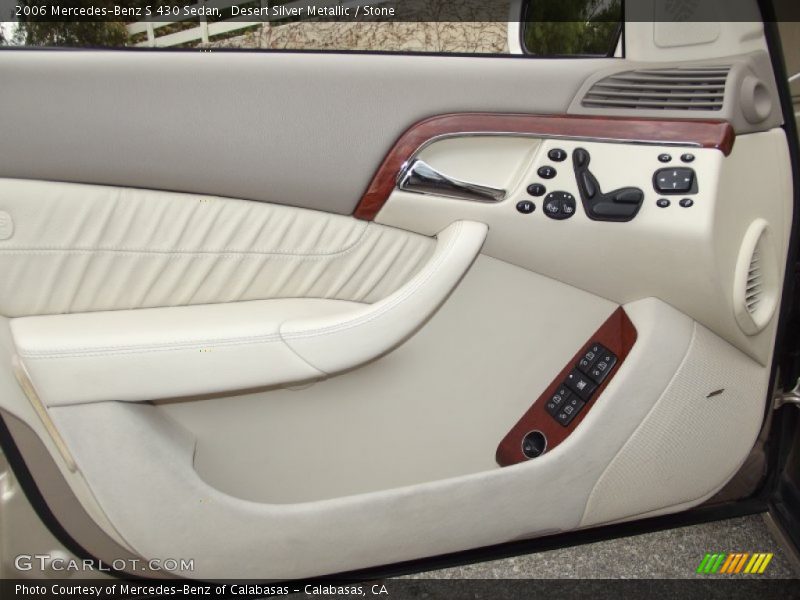 Desert Silver Metallic / Stone 2006 Mercedes-Benz S 430 Sedan