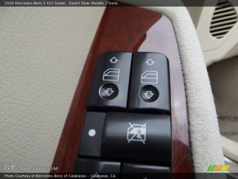 Desert Silver Metallic / Stone 2006 Mercedes-Benz S 430 Sedan