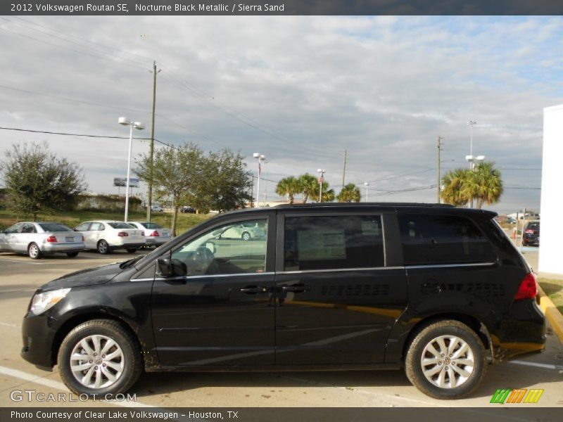 Nocturne Black Metallic / Sierra Sand 2012 Volkswagen Routan SE
