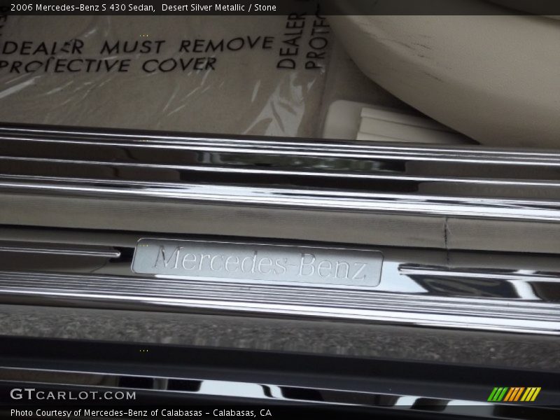 Desert Silver Metallic / Stone 2006 Mercedes-Benz S 430 Sedan