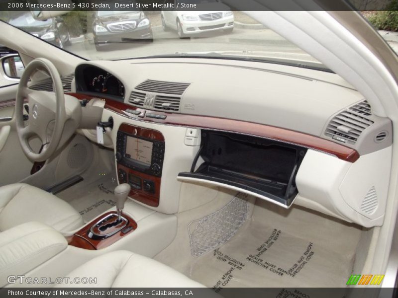Desert Silver Metallic / Stone 2006 Mercedes-Benz S 430 Sedan