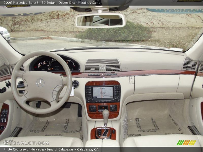 Desert Silver Metallic / Stone 2006 Mercedes-Benz S 430 Sedan