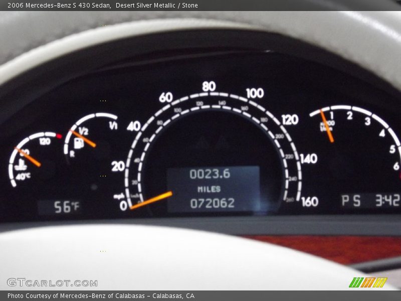 Desert Silver Metallic / Stone 2006 Mercedes-Benz S 430 Sedan
