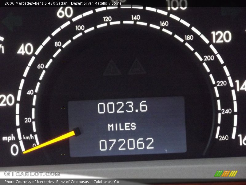 Desert Silver Metallic / Stone 2006 Mercedes-Benz S 430 Sedan