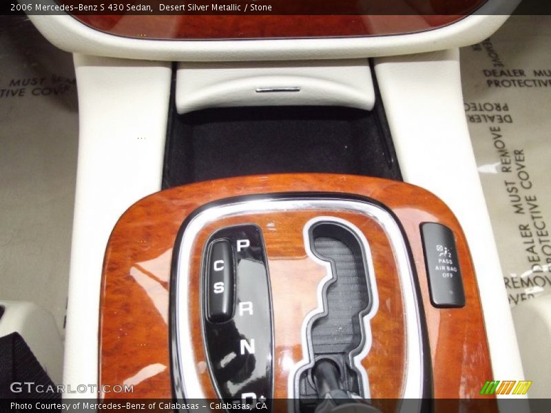 Desert Silver Metallic / Stone 2006 Mercedes-Benz S 430 Sedan