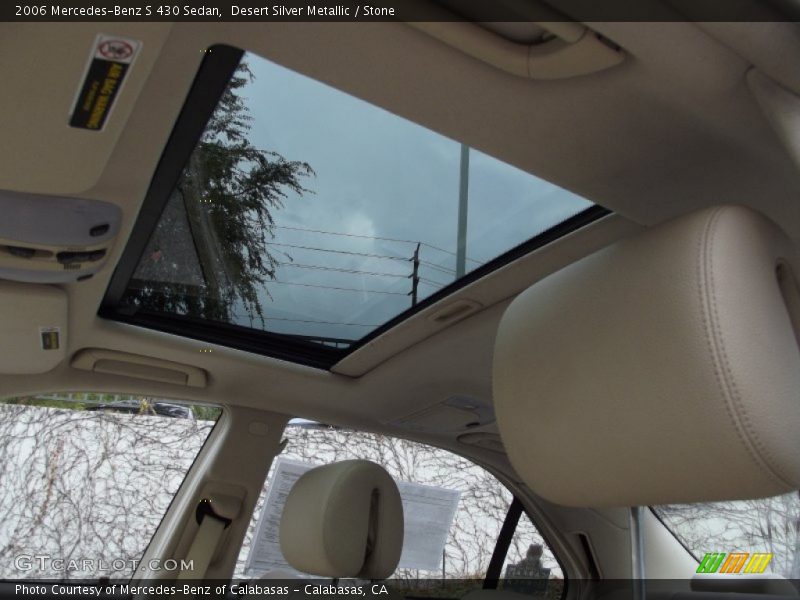 Desert Silver Metallic / Stone 2006 Mercedes-Benz S 430 Sedan