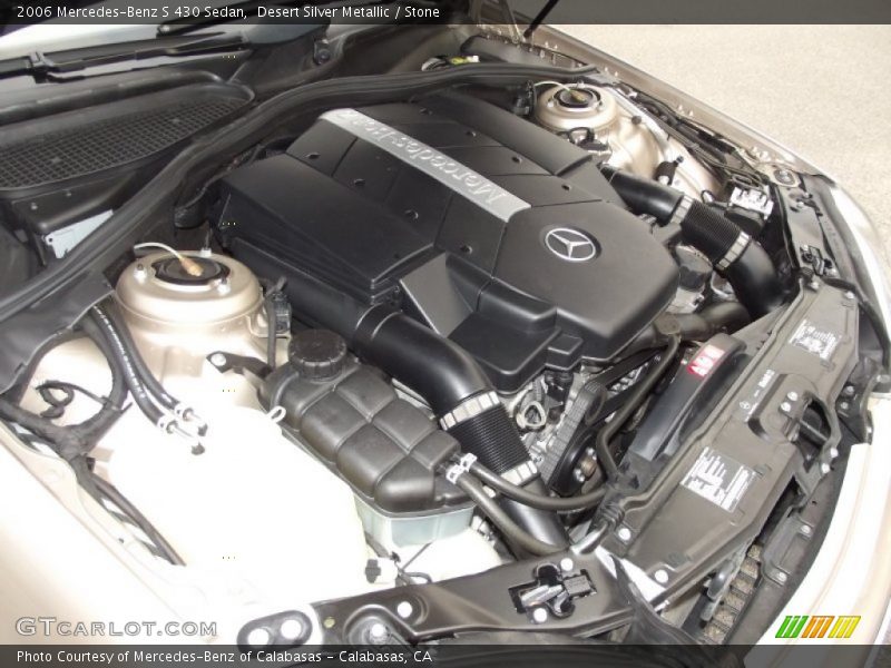 Desert Silver Metallic / Stone 2006 Mercedes-Benz S 430 Sedan