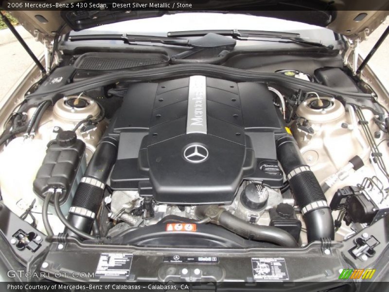 Desert Silver Metallic / Stone 2006 Mercedes-Benz S 430 Sedan