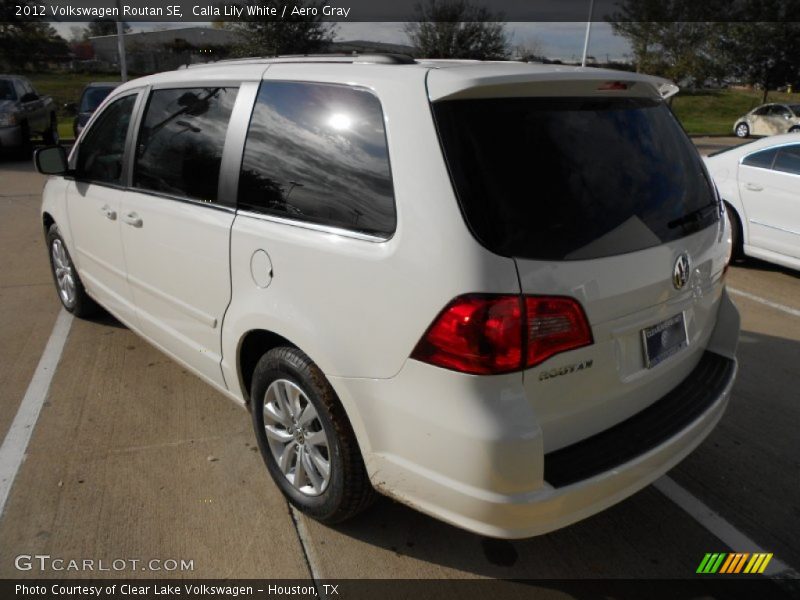 Calla Lily White / Aero Gray 2012 Volkswagen Routan SE