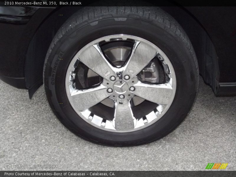 Black / Black 2010 Mercedes-Benz ML 350