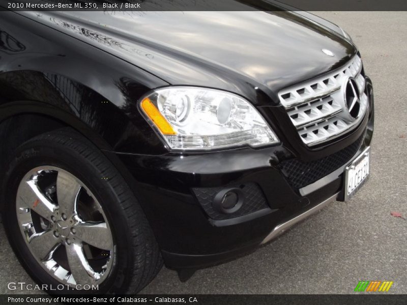 Black / Black 2010 Mercedes-Benz ML 350