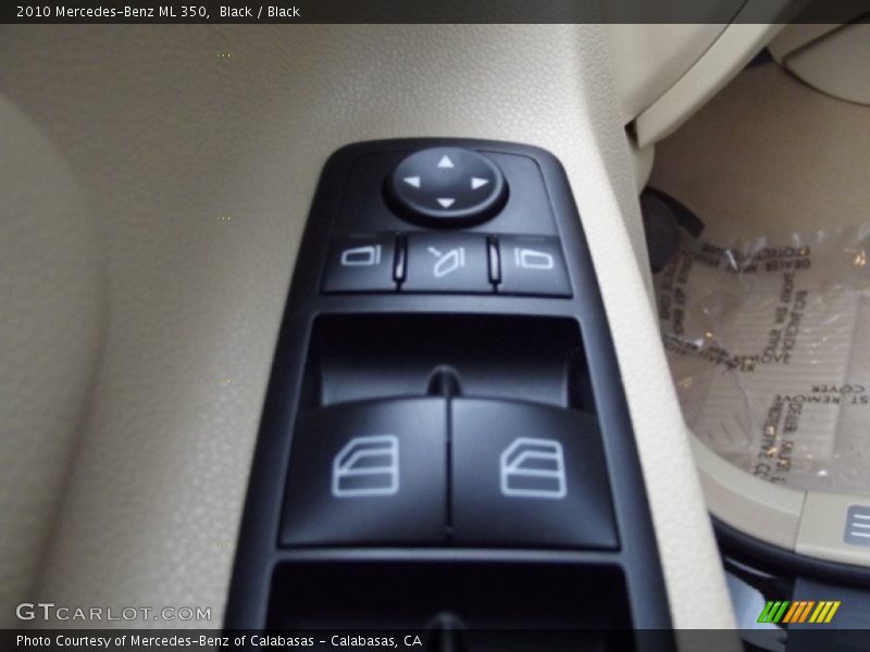 Black / Black 2010 Mercedes-Benz ML 350