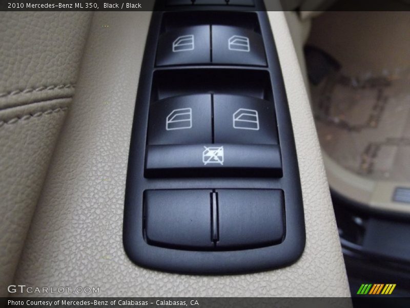 Black / Black 2010 Mercedes-Benz ML 350