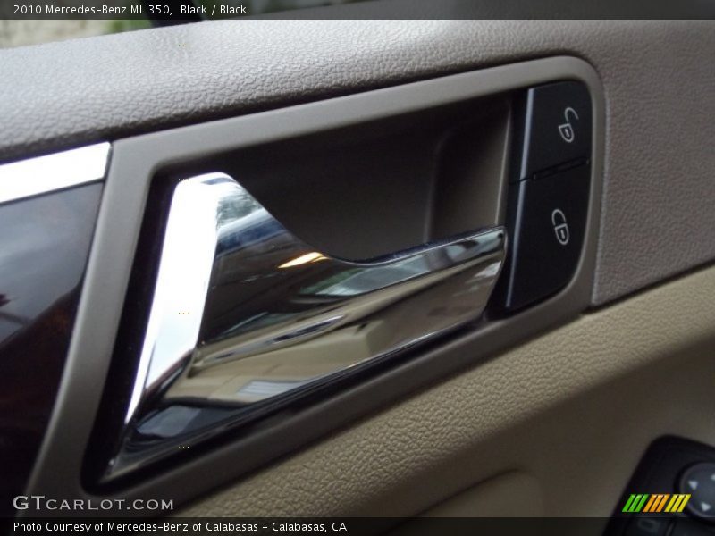 Black / Black 2010 Mercedes-Benz ML 350