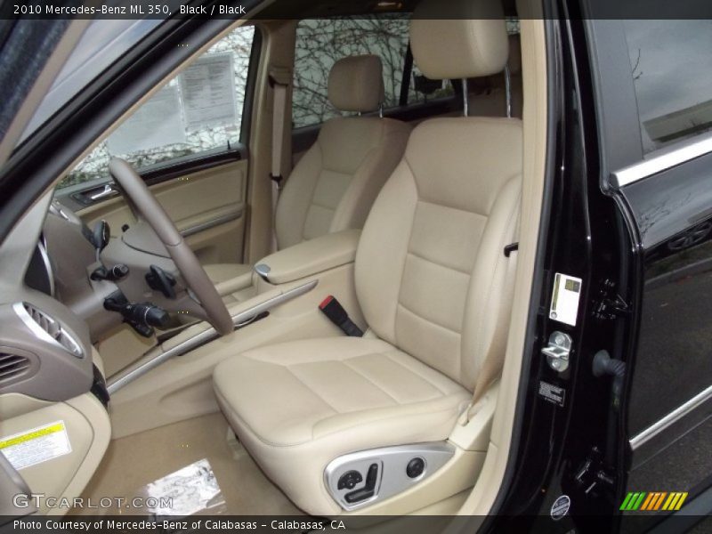 Black / Black 2010 Mercedes-Benz ML 350