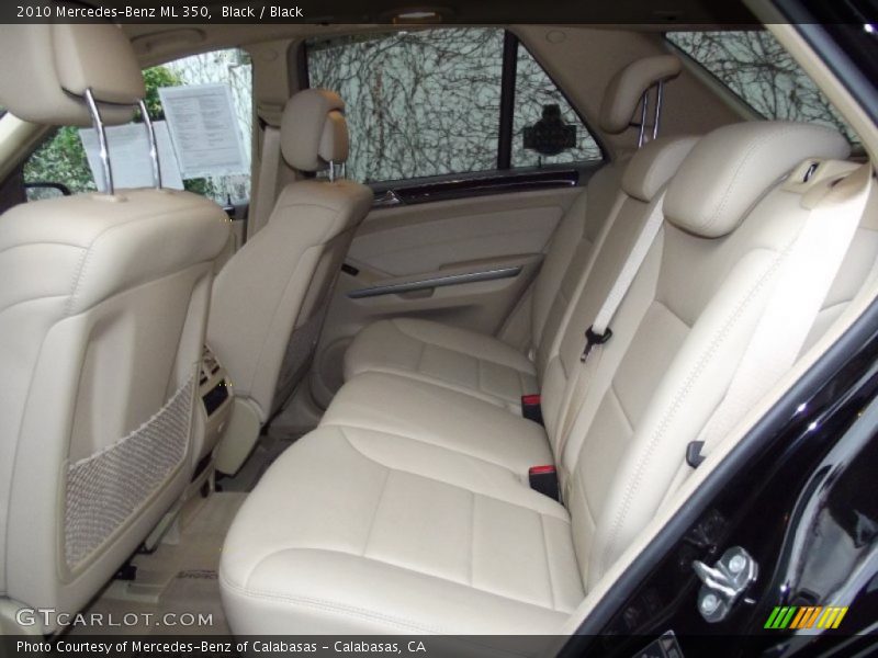 Black / Black 2010 Mercedes-Benz ML 350