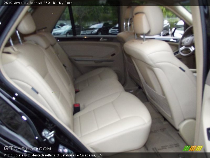 Black / Black 2010 Mercedes-Benz ML 350