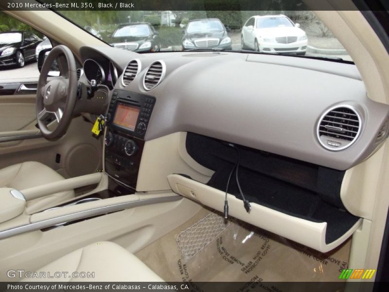 Black / Black 2010 Mercedes-Benz ML 350