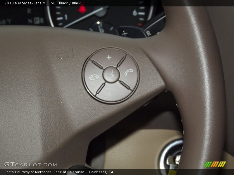 Black / Black 2010 Mercedes-Benz ML 350