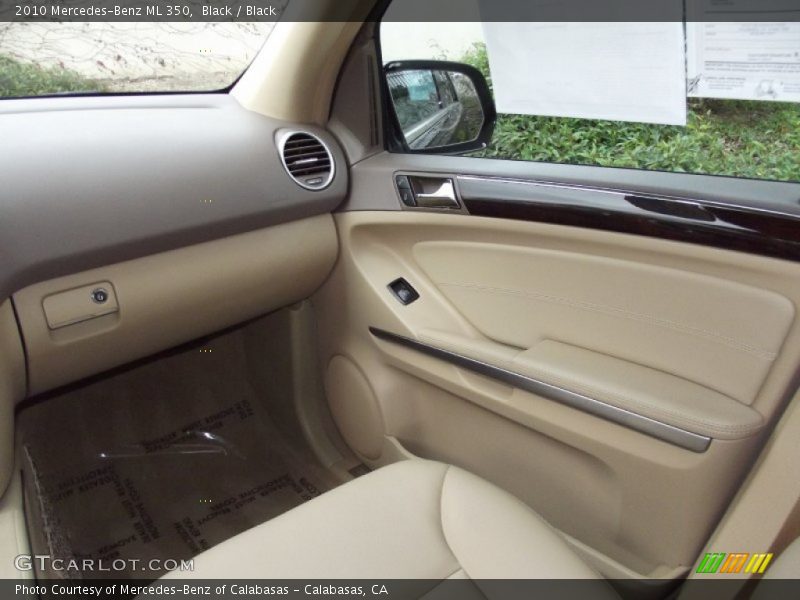 Black / Black 2010 Mercedes-Benz ML 350