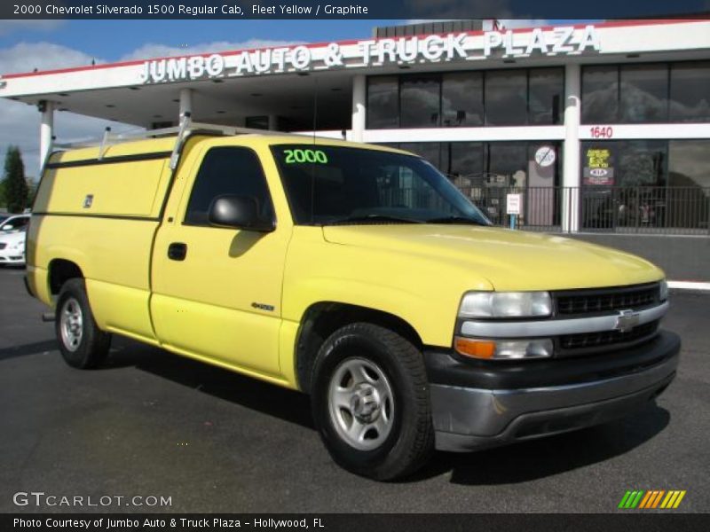 Fleet Yellow / Graphite 2000 Chevrolet Silverado 1500 Regular Cab