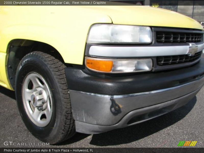 Fleet Yellow / Graphite 2000 Chevrolet Silverado 1500 Regular Cab