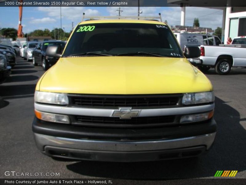 Fleet Yellow / Graphite 2000 Chevrolet Silverado 1500 Regular Cab