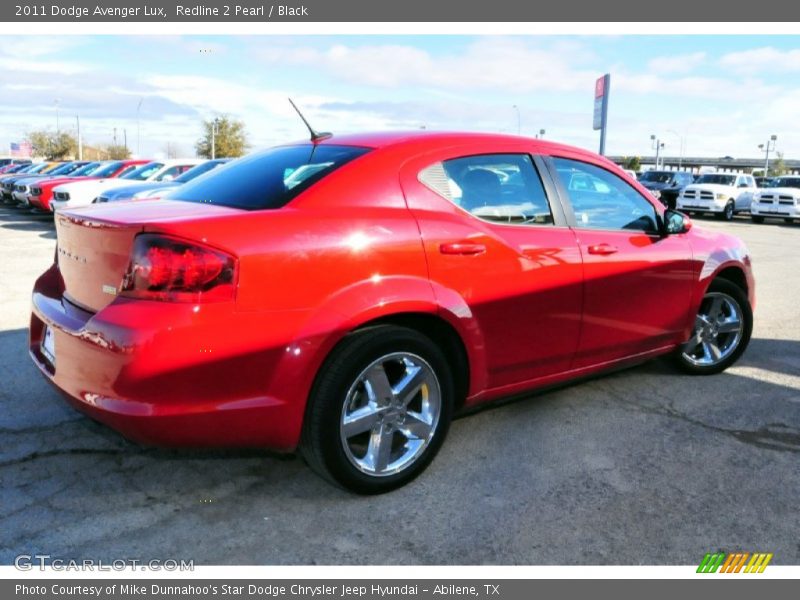 Redline 2 Pearl / Black 2011 Dodge Avenger Lux