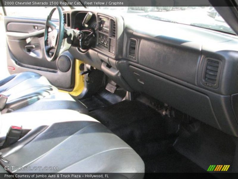 Fleet Yellow / Graphite 2000 Chevrolet Silverado 1500 Regular Cab