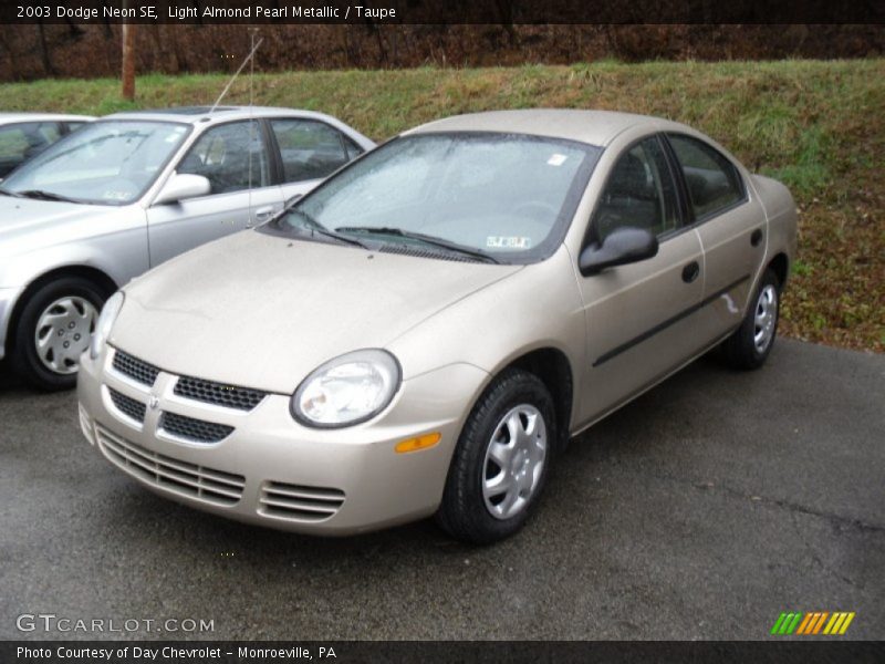 Light Almond Pearl Metallic / Taupe 2003 Dodge Neon SE