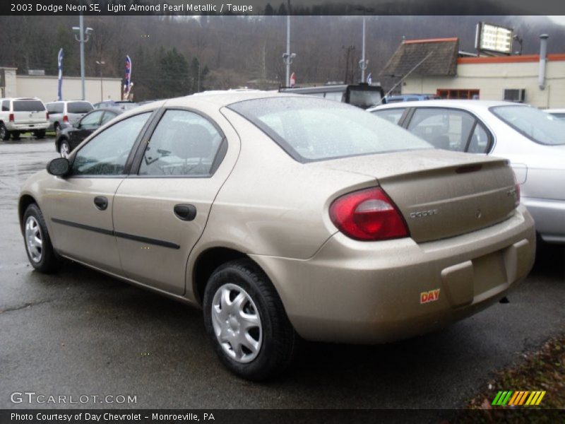 Light Almond Pearl Metallic / Taupe 2003 Dodge Neon SE