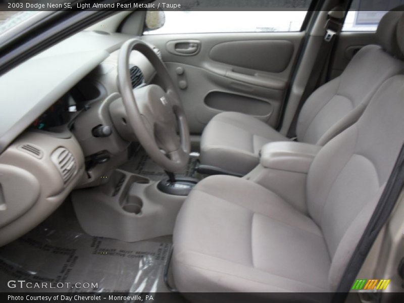 Light Almond Pearl Metallic / Taupe 2003 Dodge Neon SE