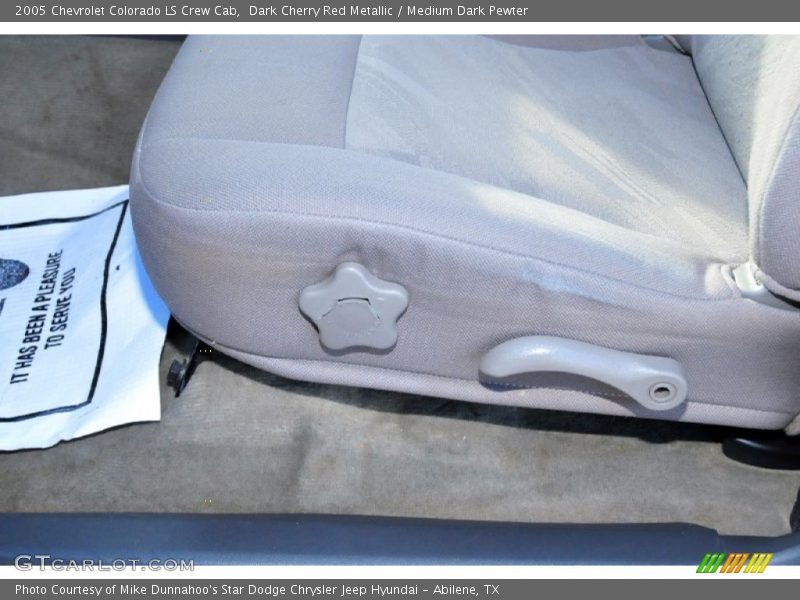Dark Cherry Red Metallic / Medium Dark Pewter 2005 Chevrolet Colorado LS Crew Cab