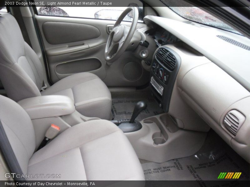 Light Almond Pearl Metallic / Taupe 2003 Dodge Neon SE