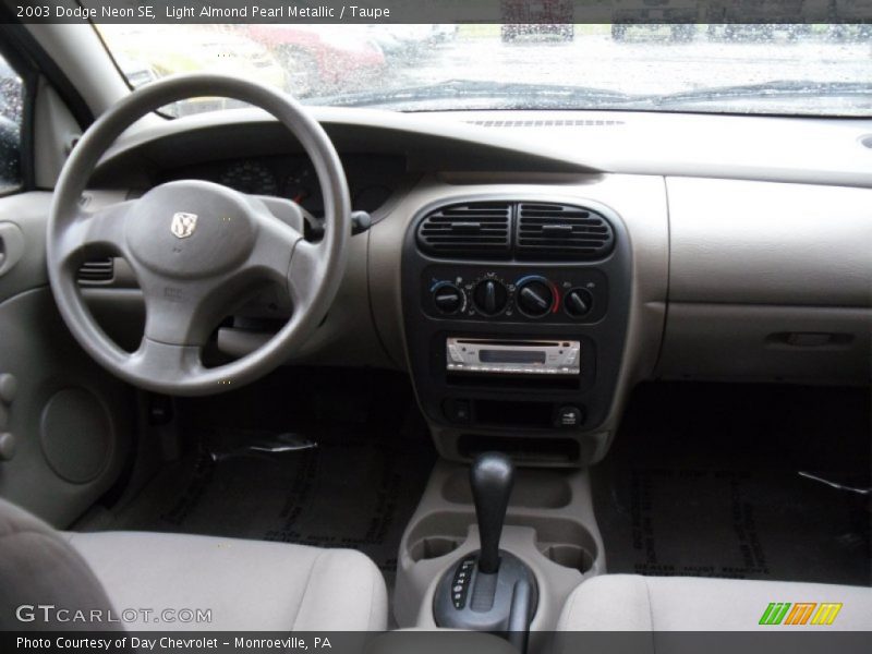 Light Almond Pearl Metallic / Taupe 2003 Dodge Neon SE