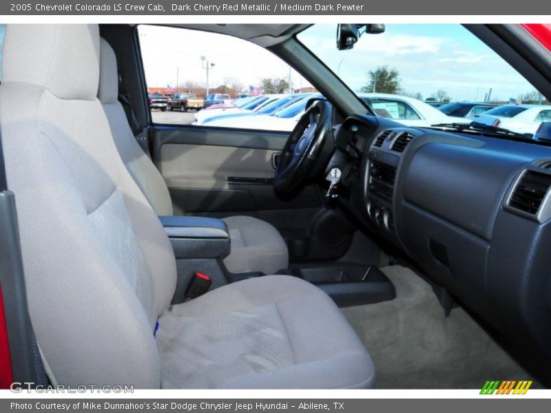 Dark Cherry Red Metallic / Medium Dark Pewter 2005 Chevrolet Colorado LS Crew Cab