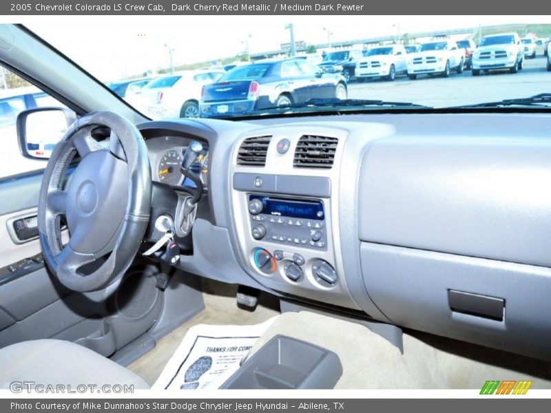 Dark Cherry Red Metallic / Medium Dark Pewter 2005 Chevrolet Colorado LS Crew Cab