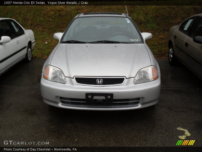 Vogue Silver Metallic / Gray 1997 Honda Civic EX Sedan