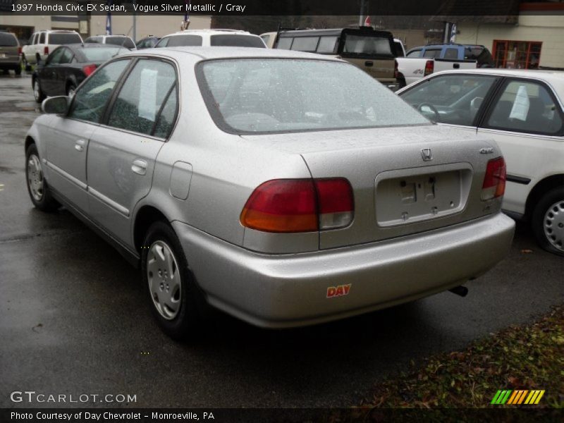 Vogue Silver Metallic / Gray 1997 Honda Civic EX Sedan
