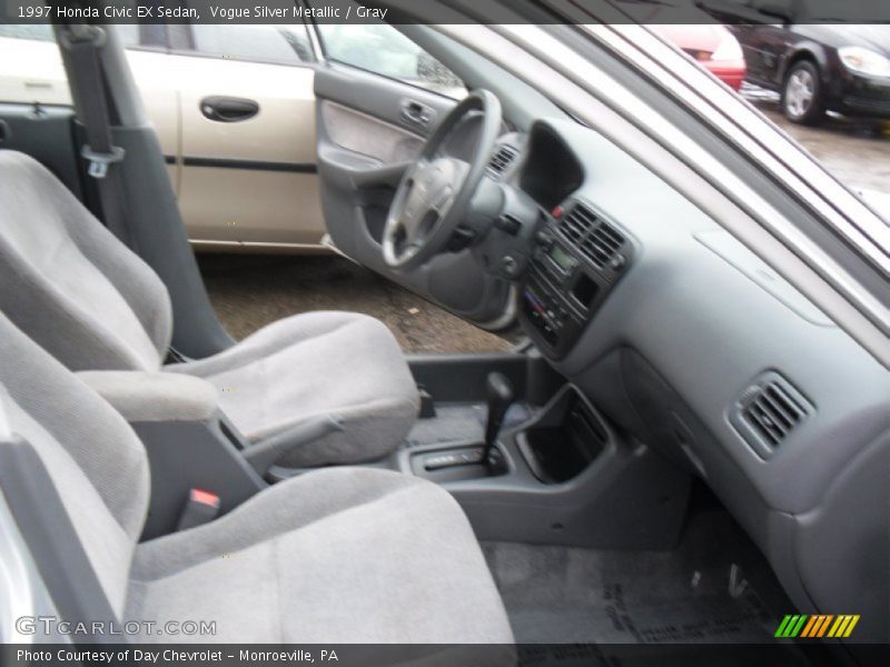 Vogue Silver Metallic / Gray 1997 Honda Civic EX Sedan