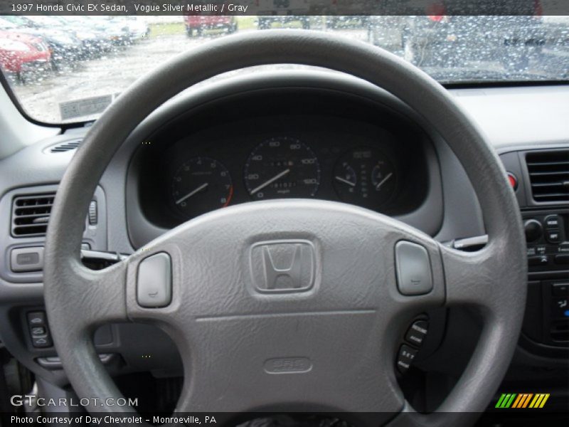 Vogue Silver Metallic / Gray 1997 Honda Civic EX Sedan