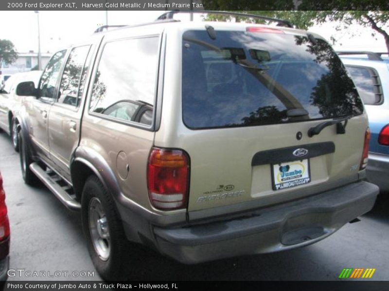 Harvest Gold Metallic / Medium Prairie Tan 2000 Ford Explorer XLT