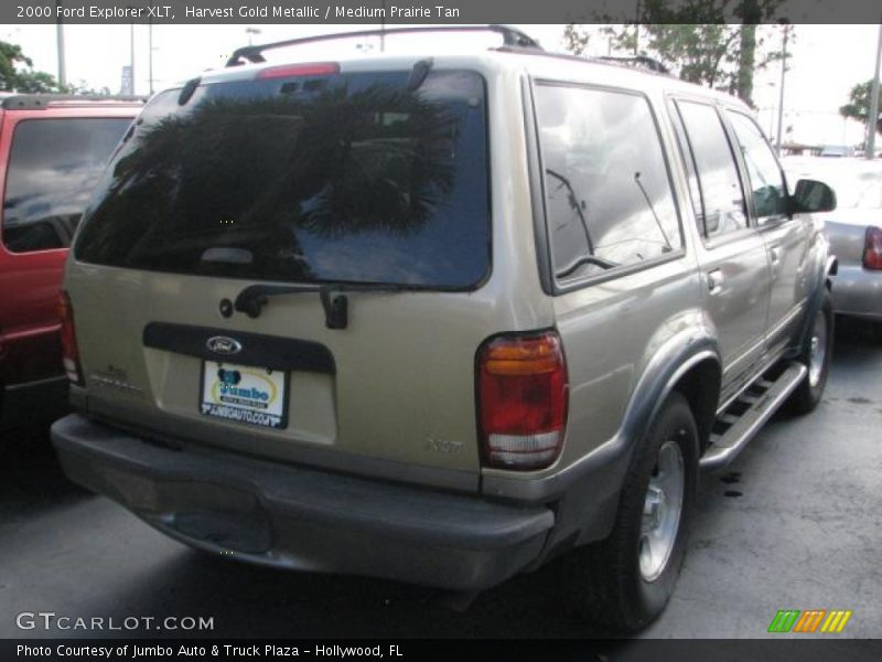Harvest Gold Metallic / Medium Prairie Tan 2000 Ford Explorer XLT