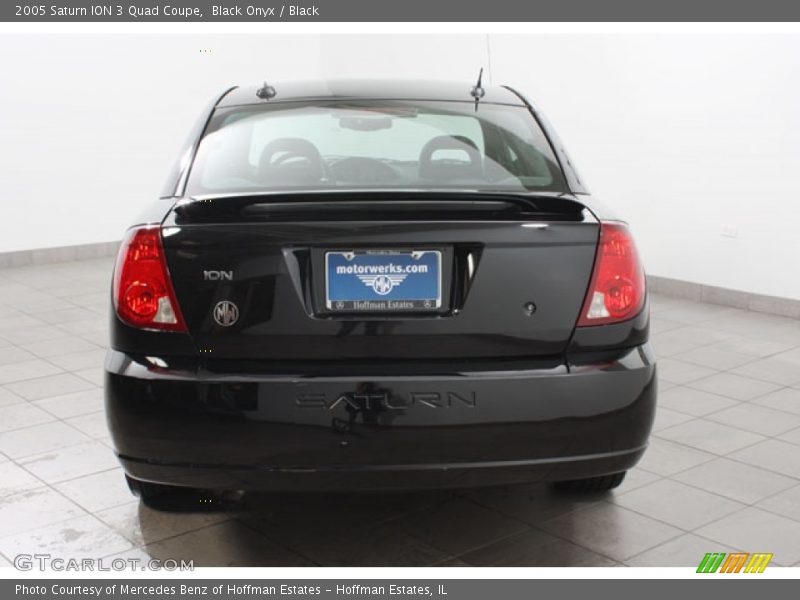 Black Onyx / Black 2005 Saturn ION 3 Quad Coupe