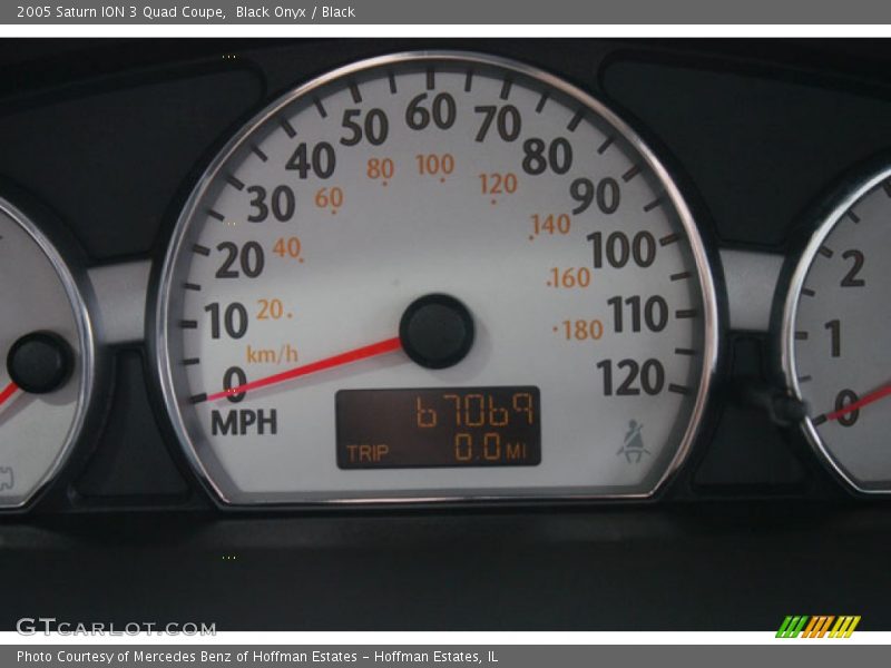 Black Onyx / Black 2005 Saturn ION 3 Quad Coupe