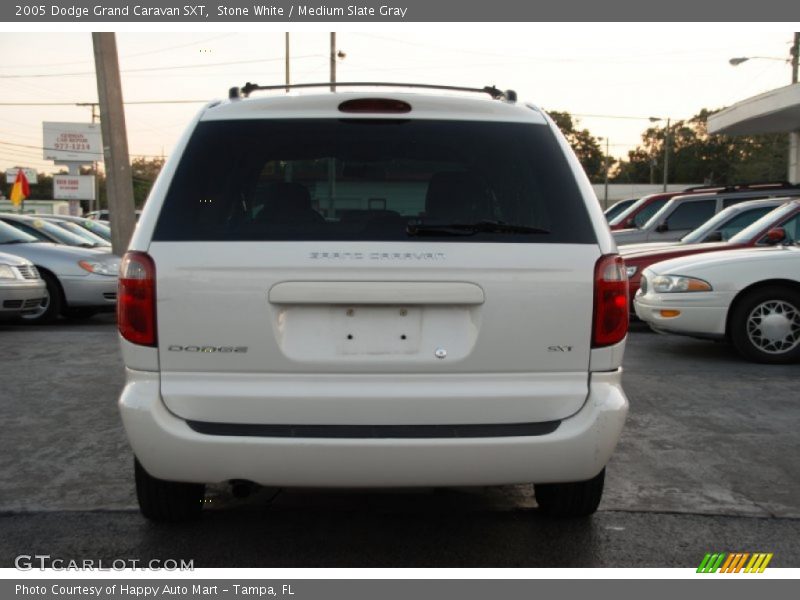 Stone White / Medium Slate Gray 2005 Dodge Grand Caravan SXT