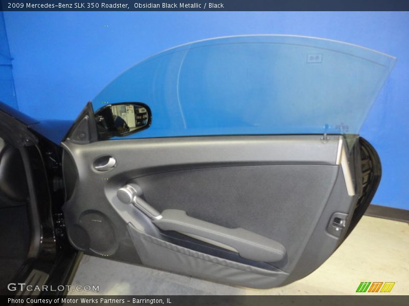 Obsidian Black Metallic / Black 2009 Mercedes-Benz SLK 350 Roadster