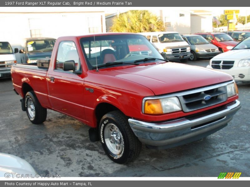 Front 3/4 View of 1997 Ranger XLT Regular Cab