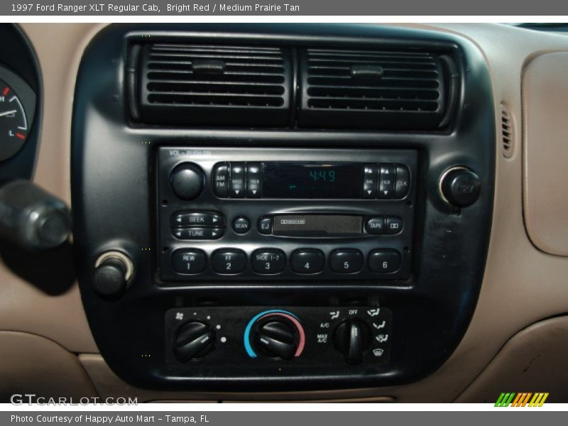 Bright Red / Medium Prairie Tan 1997 Ford Ranger XLT Regular Cab